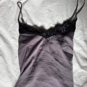 Women's Purple and Black Vest